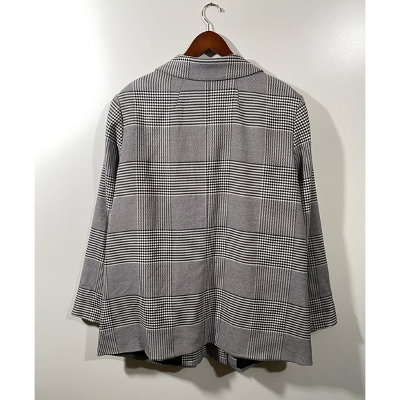 Eloquii Blazer Jacket in Houndstooth Size 26/28 with Pockets - Picture 5 of 11